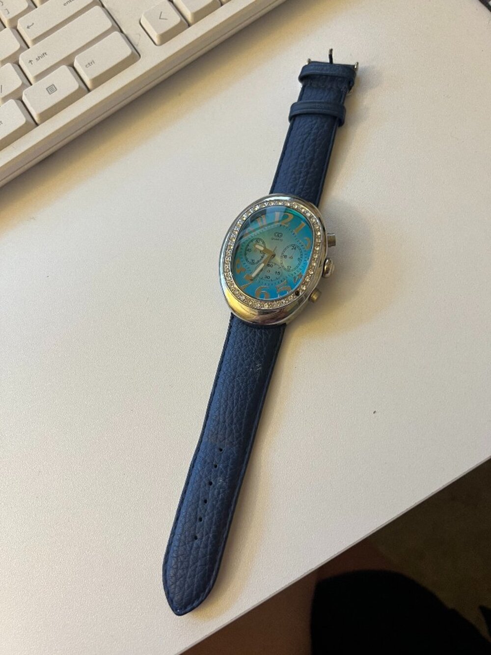 Blue Chronograph‑Style Fashion Watch (Women’s)